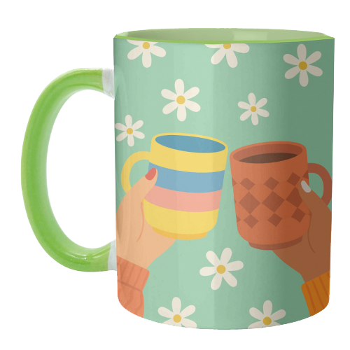 Tea Besties - unique mug by Eloise