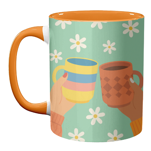 Tea Besties - unique mug by Eloise