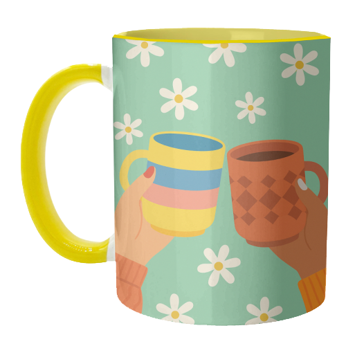 Tea Besties - unique mug by Eloise