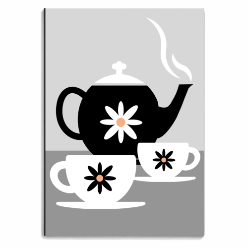 Tea For Two - Kitchen - personalised A4, A5, A6 notebook by InspiredImages