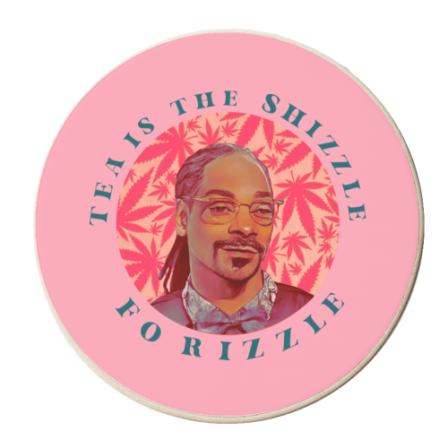 TEA IS THE SHIZZLE - personalised beer coaster by Wallace Elizabeth