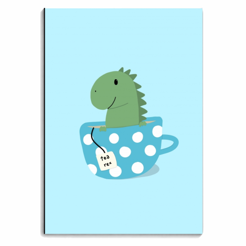 Tea Rex - personalised A4, A5, A6 notebook by Ella Seymour