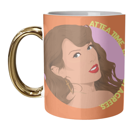 Tea Time - unique mug by Pink and Pip