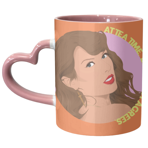 Tea Time - unique mug by Pink and Pip