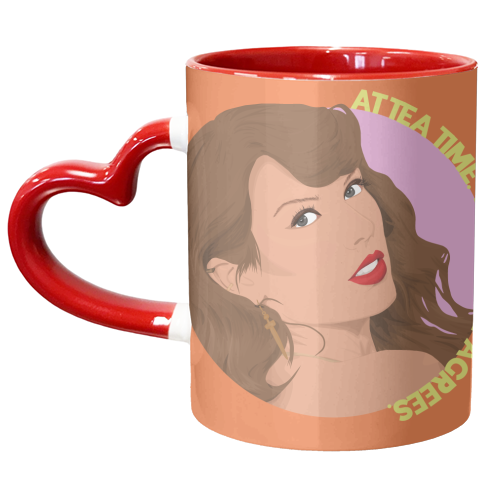Tea Time - unique mug by Pink and Pip