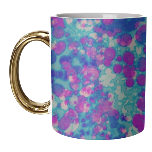 Teal Splash - unique mug by Sarah Rose Johnson