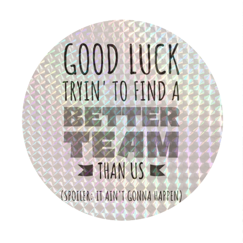 Team-Building, Boss or Coworker Gift - Circle Sticker by timsal shol