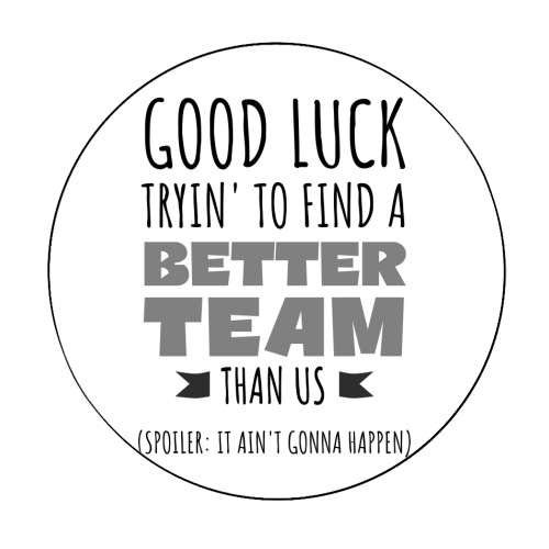 Team-Building, Boss or Coworker Gift - Circle Sticker by timsal shol