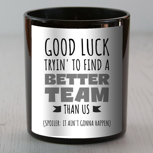 Team-Building, Boss or Coworker Gift - scented candle by timsal shol