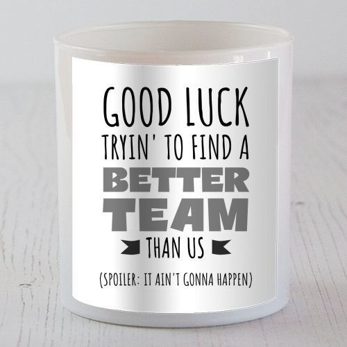 Team-Building, Boss or Coworker Gift - scented candle by timsal shol