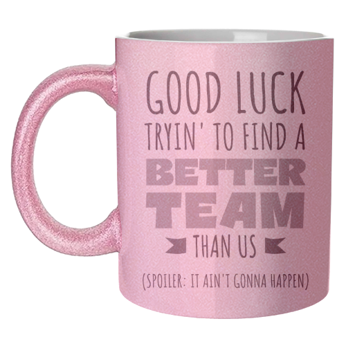 Team-Building, Boss or Coworker Gift - unique mug by timsal shol