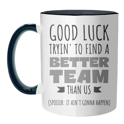 Team-Building, Boss or Coworker Gift - unique mug by timsal shol