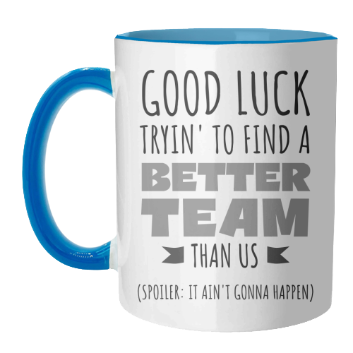 Team-Building, Boss or Coworker Gift - unique mug by timsal shol