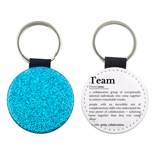 Team Definition – The Power of Collaboration and Unity - keyring by timsal shol