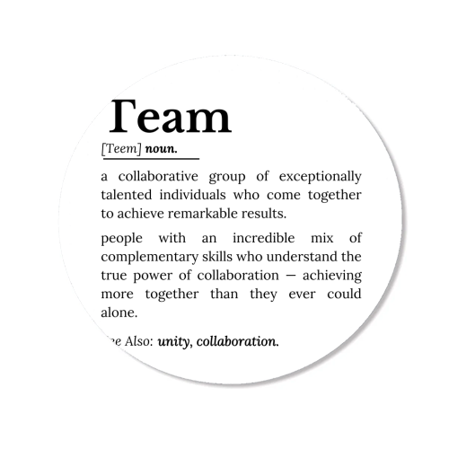 Team Definition – The Power of Collaboration and Unity - Magnet by timsal shol