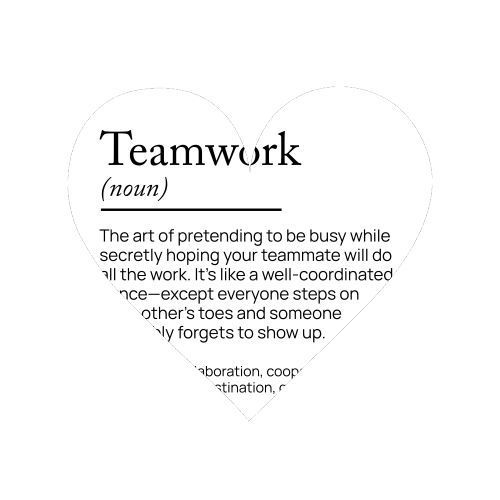 Teamwork Definition Office Decor Company Team - Magnet by skattia ilie