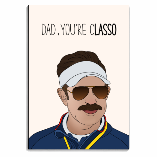 Ted Lasso Pun - Football Coach - Netflix Series - personalised A4, A5, A6 notebook by Lisa Wardle