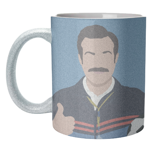 Ted Lasso - unique mug by Cheryl Boland