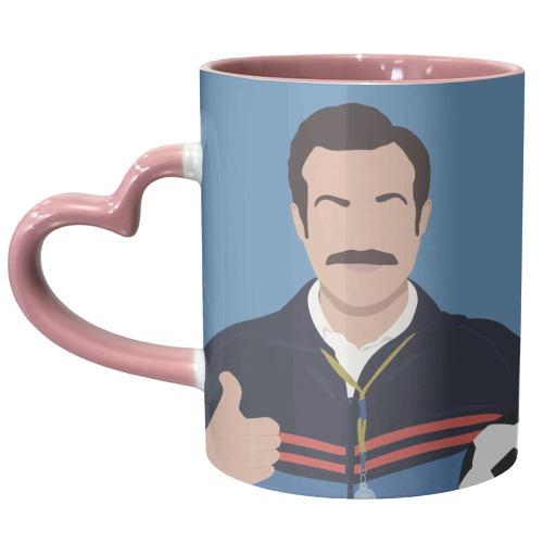 Ted Lasso - unique mug by Cheryl Boland