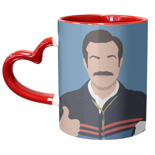 Ted Lasso - unique mug by Cheryl Boland