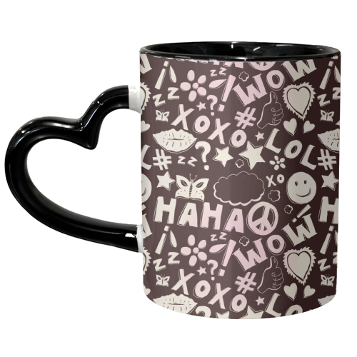 Teen Things - unique mug by minniemorris art