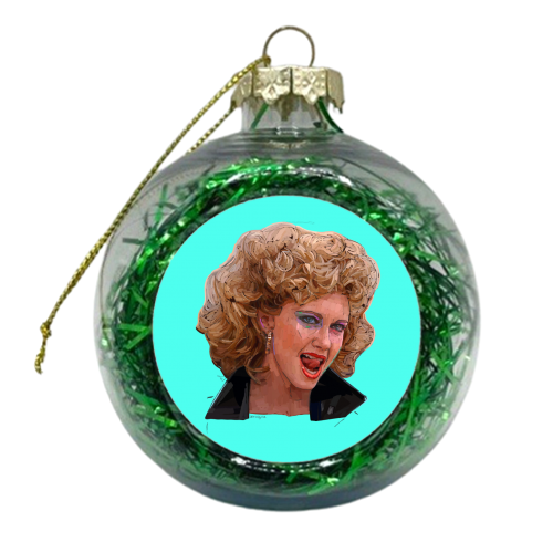 Tell Me About It Sandy - xmas bauble by Beverley Rae