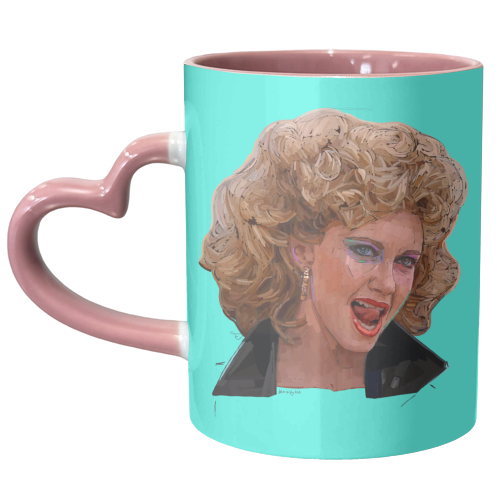 Tell Me About It Sandy - unique mug by Beverley Rae