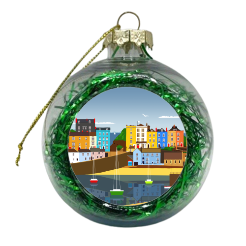 Tenby - xmas bauble by Richard O'Neill
