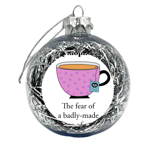 Tepidophobia - xmas bauble by Stephanie Komen