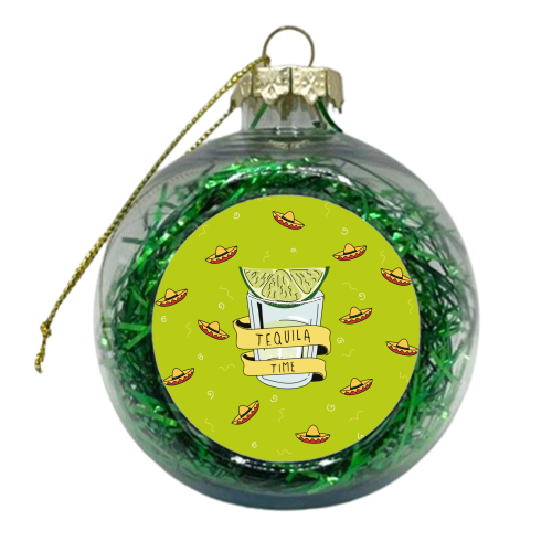 Tequila Time - xmas bauble by Laura Lonsdale