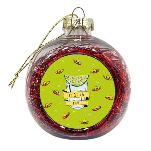Tequila Time - xmas bauble by Laura Lonsdale