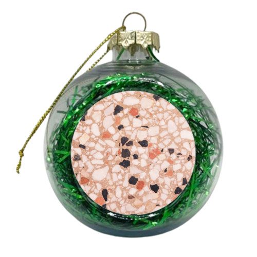 Terrazzo Glam #2 #decor #art - xmas bauble by Anita Bella Jantz