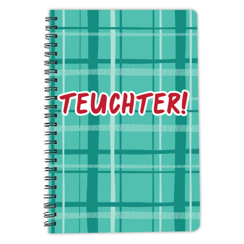 Teuchter! - personalised A4, A5, A6 notebook by The Boy and the Bear
