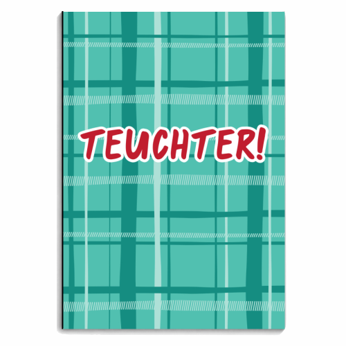 Teuchter! - personalised A4, A5, A6 notebook by The Boy and the Bear