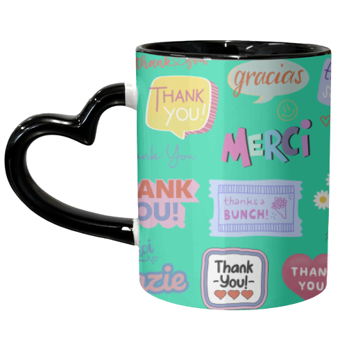 THANK YOU! - unique mug by Lilly Rose