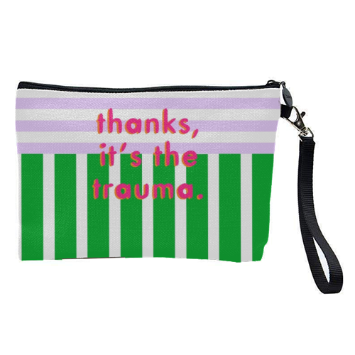 Thanks, it's the trauma. - pretty makeup bag by Yaz Raja