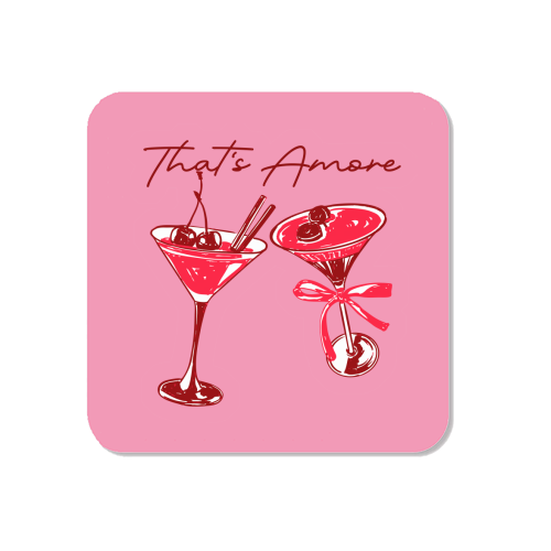 That's Amore Cherry Cocktail Illustration - Magnet by EZbie
