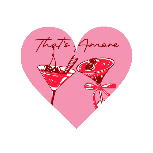 That's Amore Cherry Cocktail Illustration - Magnet by EZbie