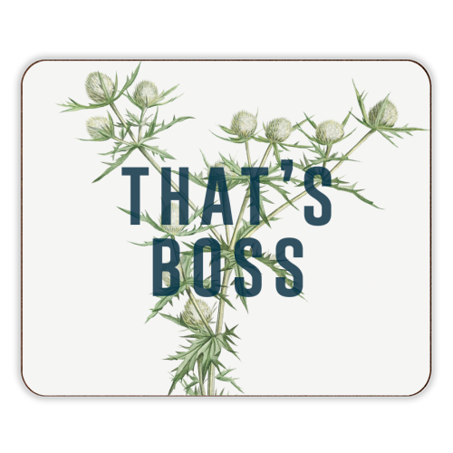 That's Boss - designer placemat by The 13 Prints