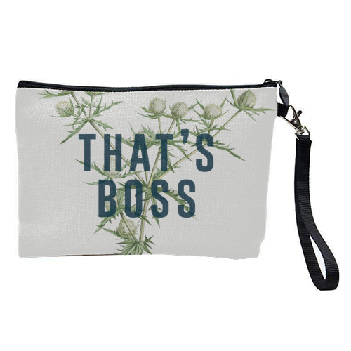 That's Boss - pretty makeup bag by The 13 Prints