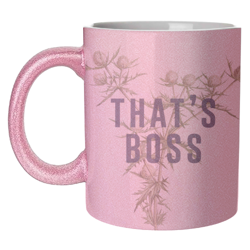 That's Boss - unique mug by The 13 Prints