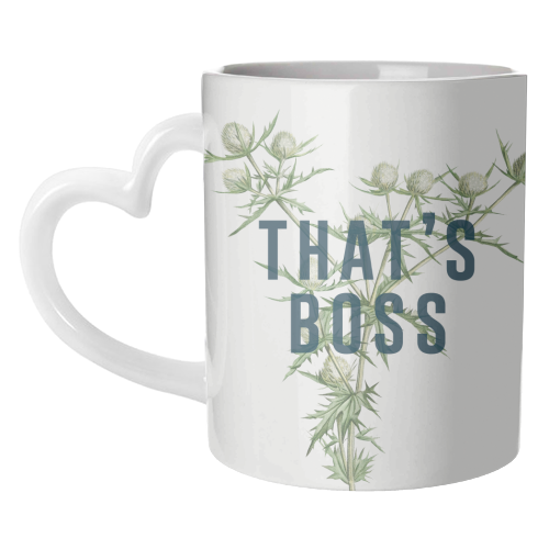 That's Boss - unique mug by The 13 Prints