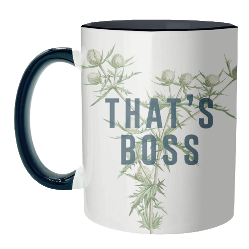 That's Boss - unique mug by The 13 Prints