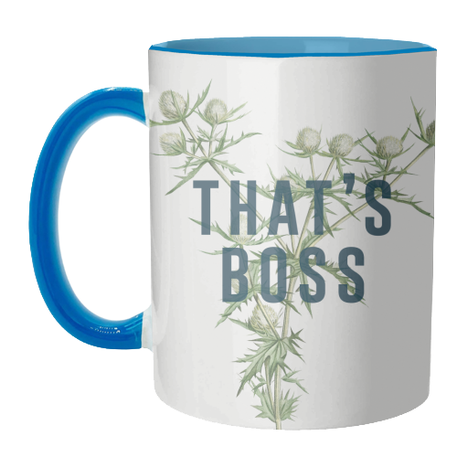 That's Boss - unique mug by The 13 Prints