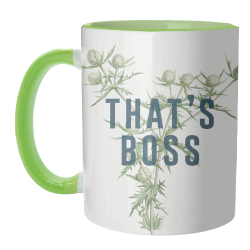 That's Boss - unique mug by The 13 Prints