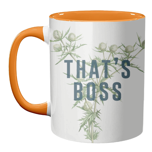 That's Boss - unique mug by The 13 Prints