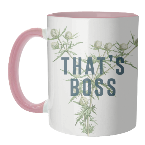 That's Boss - unique mug by The 13 Prints
