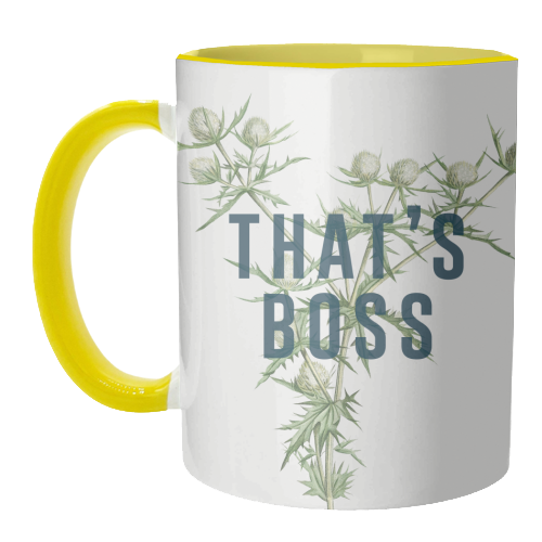 That's Boss - unique mug by The 13 Prints
