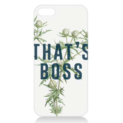 That's Boss - unique phone case by The 13 Prints