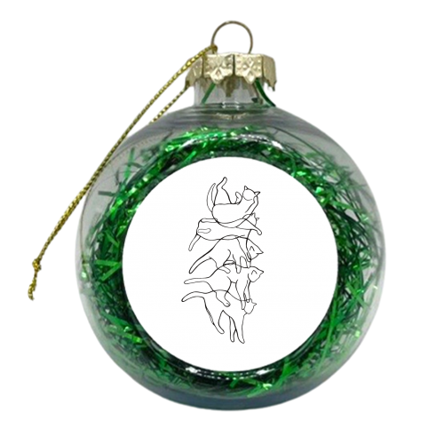 The Art of Falling - xmas bauble by Stonefoxes